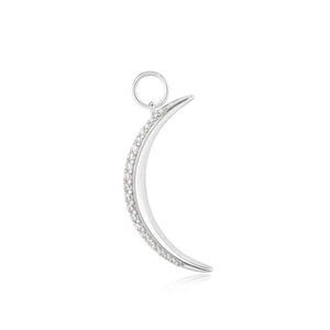 Ania Haie Silver Moon Pave Earring Charm EC060-01H