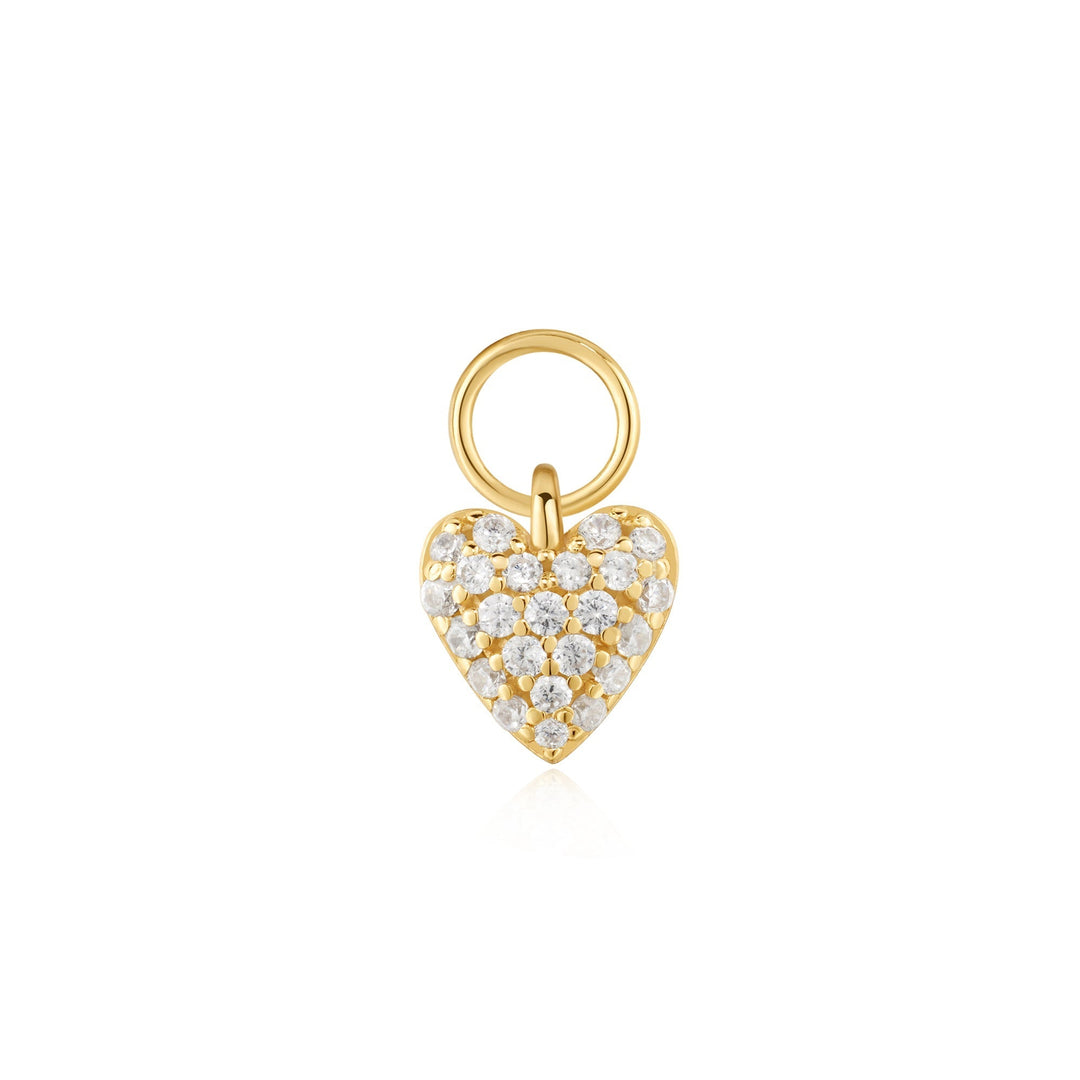 Ania Haie Gold Heart Pave Earring Charm EC060-05G