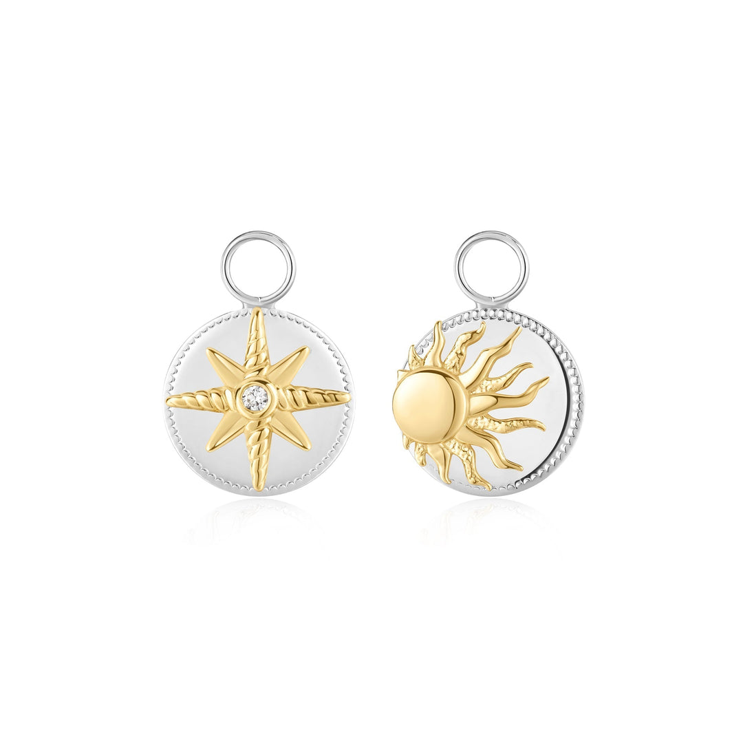 Ania Haie Two Tone Bright Sun Earring Charm EC060-06T