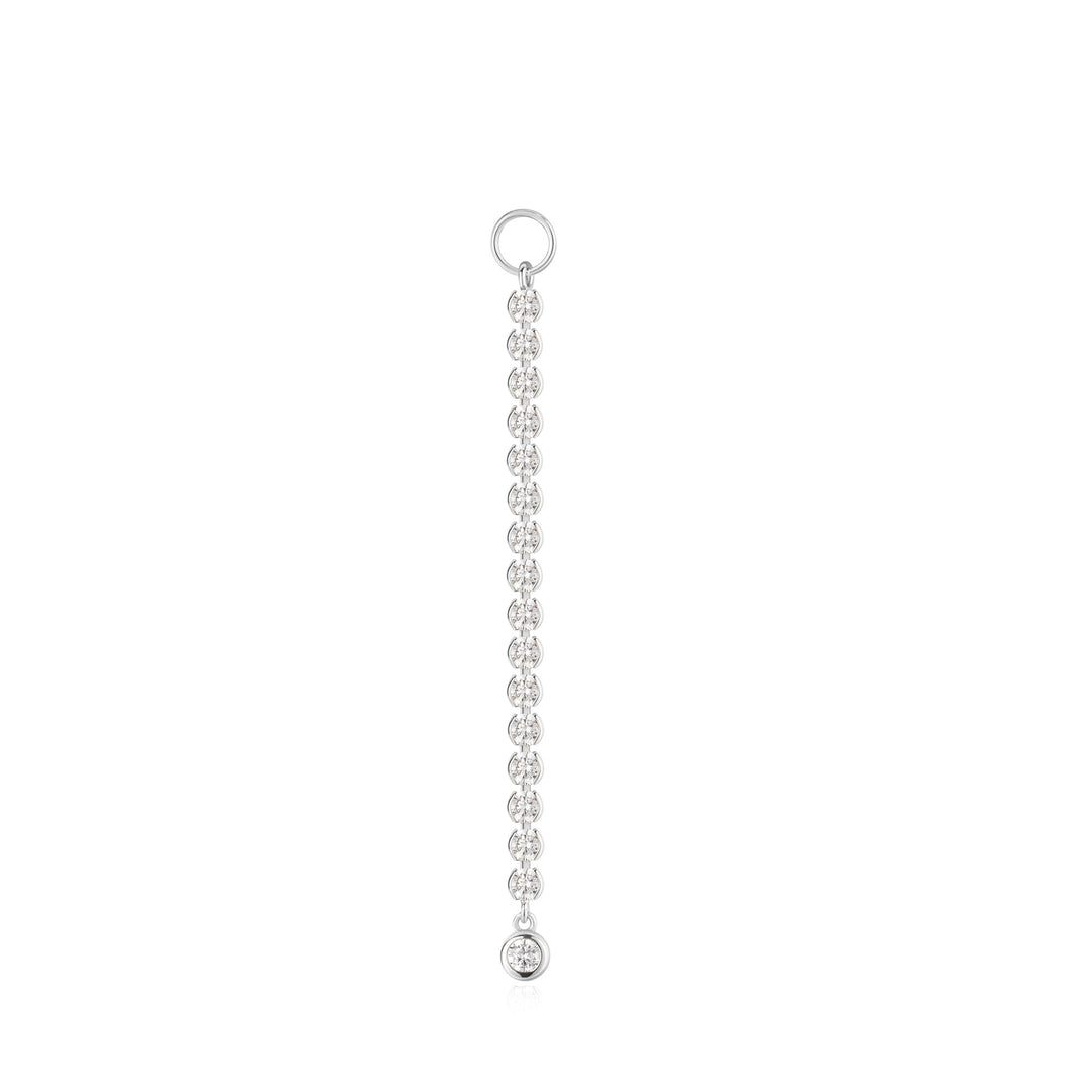 Ania Haie Silver Row Bezel Earring Charm EC060-07H