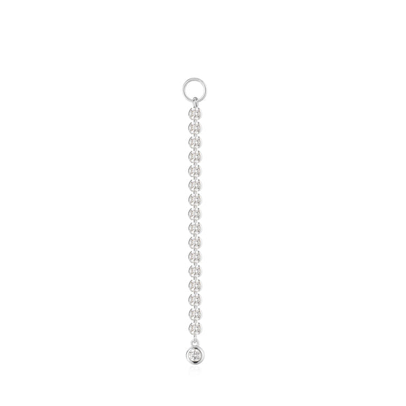 Ania Haie Silver Row Bezel Earring Charm EC060-07H