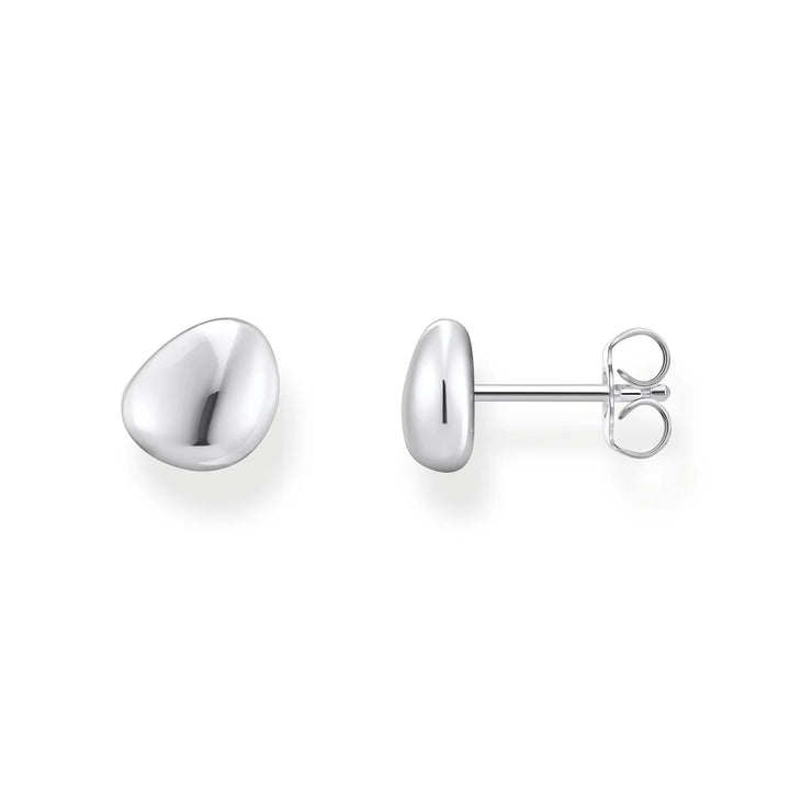 THOMAS SABO EAR STUDS in Organic Shape Silver TH2307