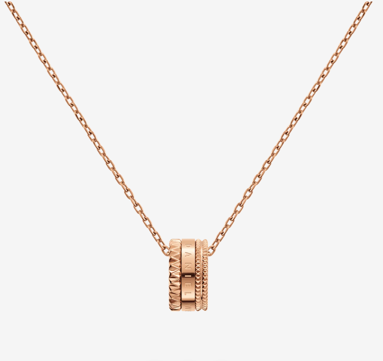 DANIEL WELLINGTON Elevation Necklace Rose Gold DW00400194