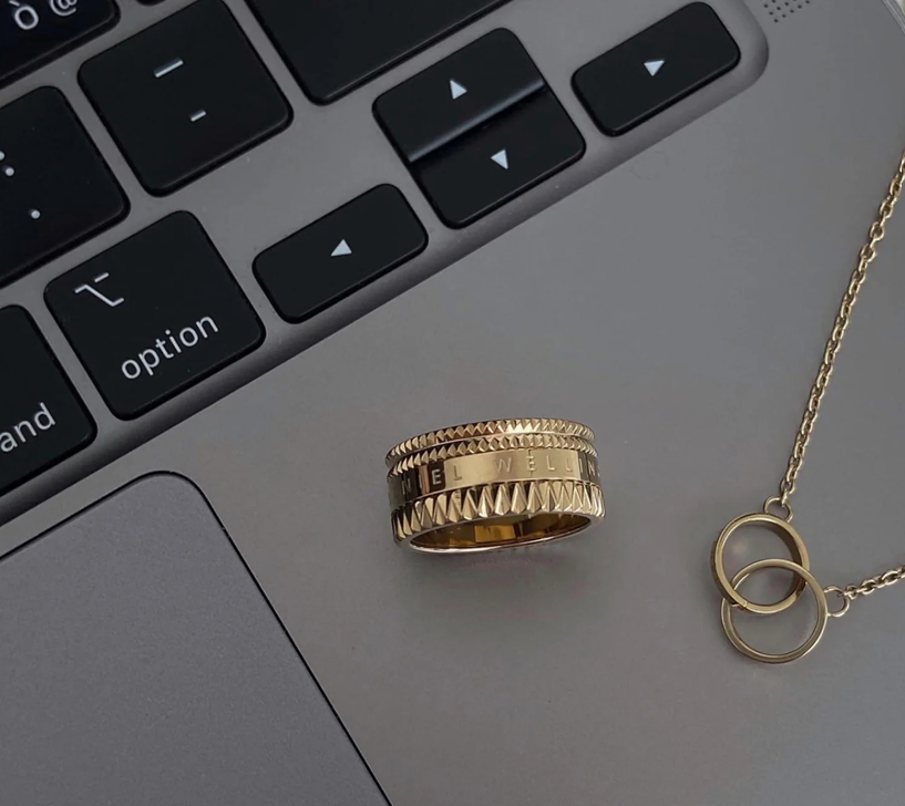 DANIEL WELLINGTON Elevation Ring Gold