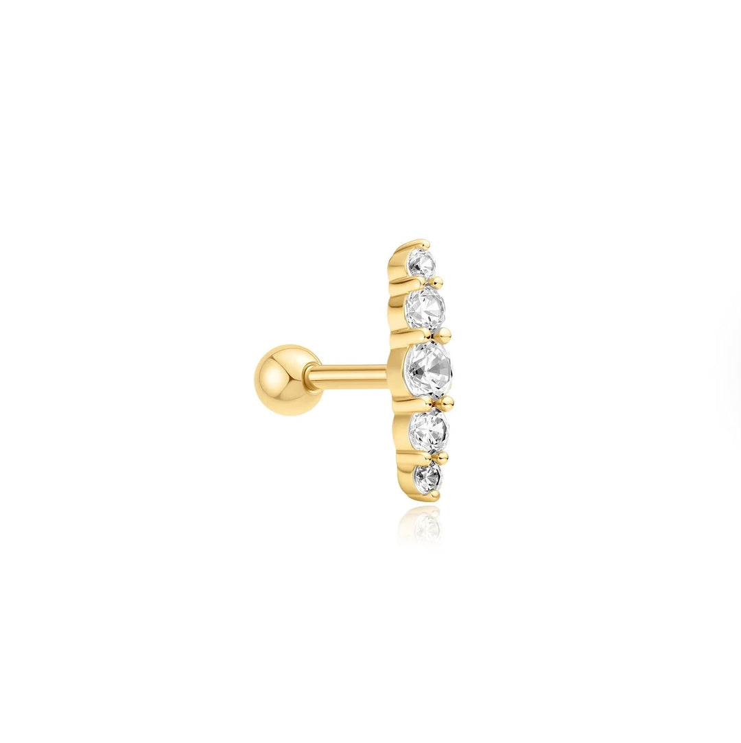 Ania Haie Gold Bar Barbell Single Earring E070-06G