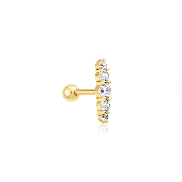 Ania Haie Gold Bar Barbell Single Earring E070-06G