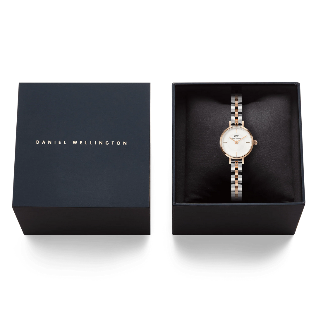 Daniel Wellington Petite Mini Arch 3-Link Two Tone Rose Gold DW00100923