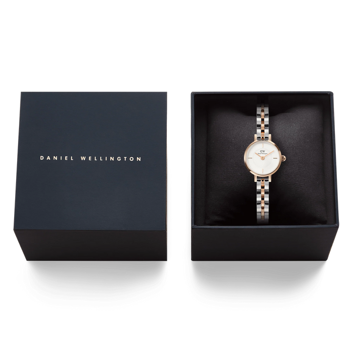Daniel Wellington Petite Mini Arch 3-Link Two Tone Rose Gold DW00100923