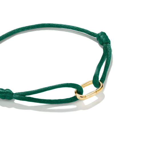 THOMAS SABO Connect Textile Bracelet Green TC1210GRY