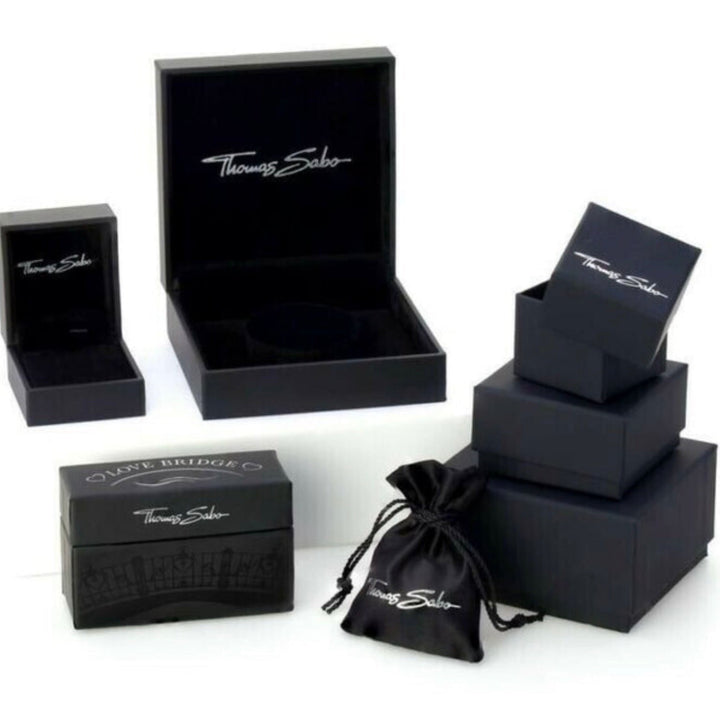 THOMAS SABO Romance bow earrings blackened TH2310