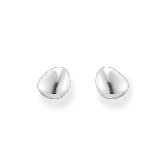 THOMAS SABO EAR STUDS in Organic Shape Silver TH2307