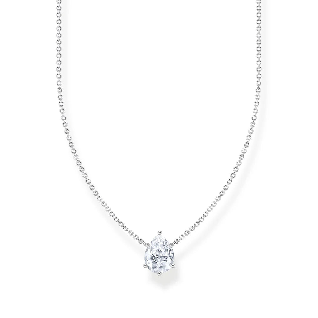 THOMAS SABO NECKLACE with Silver Drop-Shaped Pendant TKE2213