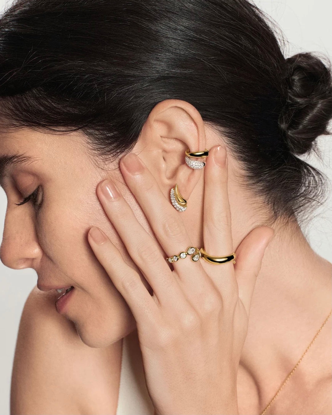 Ania Haie Gold Spiral Adjustable Ring R079-02G