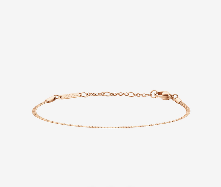 DANIEL WELLINGTON Flat Chain Bracelet Rose Gold DW00400541