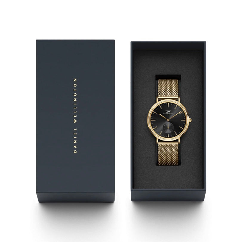 Daniel Wellington Classic Multi-Eye 40 Evergold G Onyx Watch