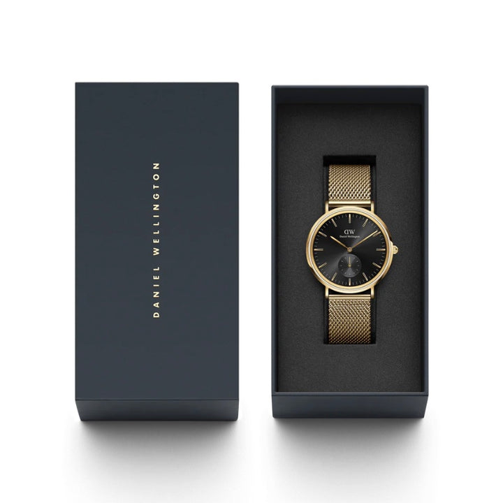Daniel Wellington Classic Multi-Eye 40 Evergold G Onyx Watch
