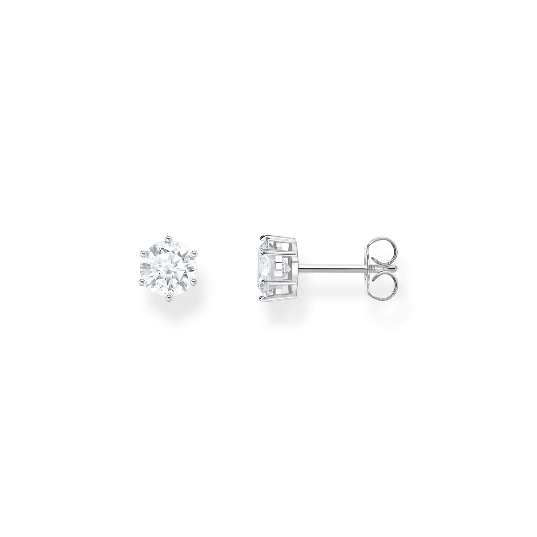 THOMAS SABO Ear studs with white zirconia in brilliant cut TH2301