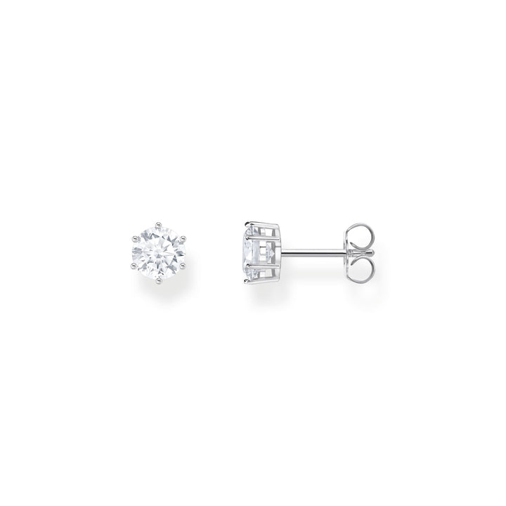 THOMAS SABO Ear studs with white zirconia in brilliant cut TH2301