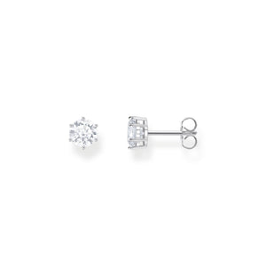 THOMAS SABO Ear studs with white zirconia in brilliant cut TH2301