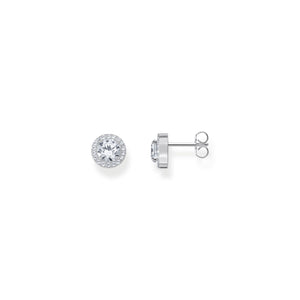 THOMAS SABO Halo ear studs with zirconia in brilliant cut TH2304