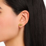 THOMAS SABO Romance Ear studs Gold Rose TH2314Y