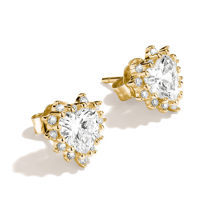 THOMAS SABO Ear studs with heart cut zirconia TH2315MY