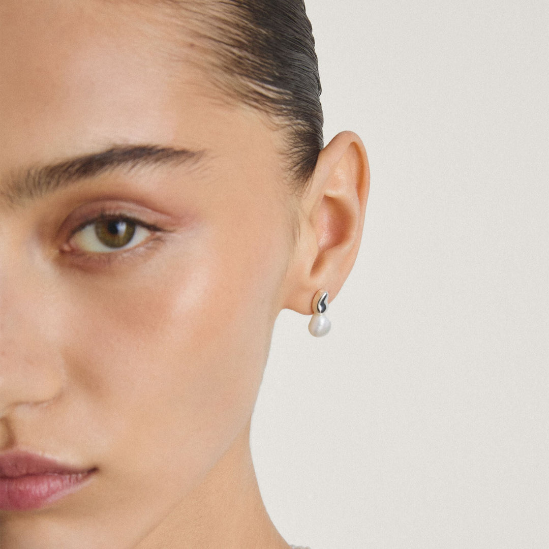 THOMAS SABO Ear studs pearl TH2320
