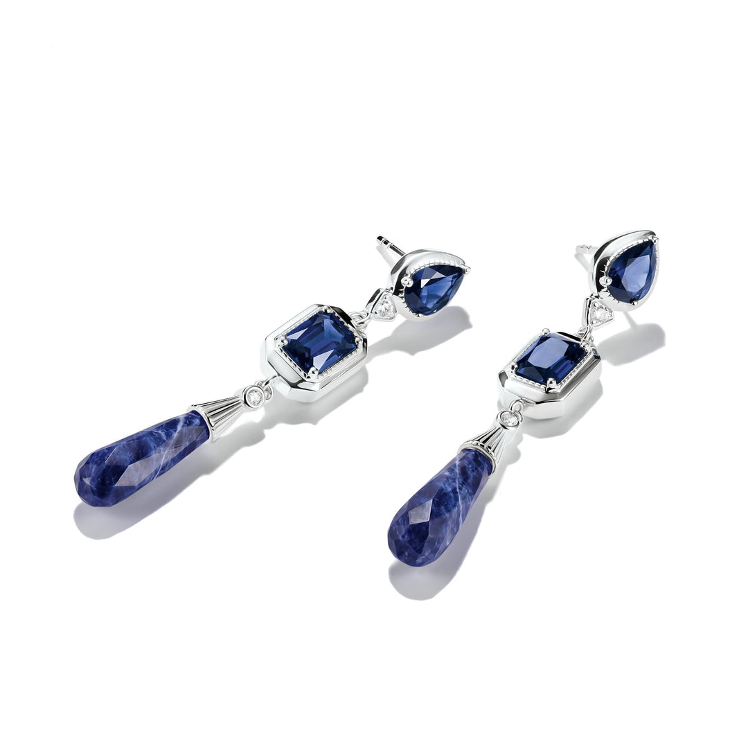 THOMAS SABO Earrings with Stones TH2332BLU