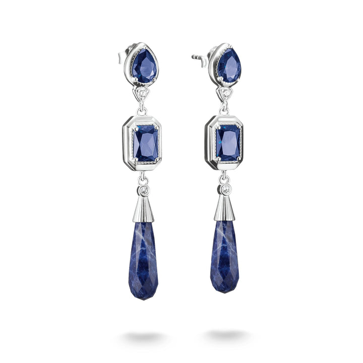 THOMAS SABO Earrings with Stones TH2332BLU