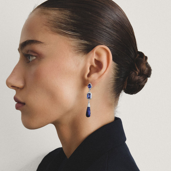 THOMAS SABO Earrings with Stones TH2332BLU