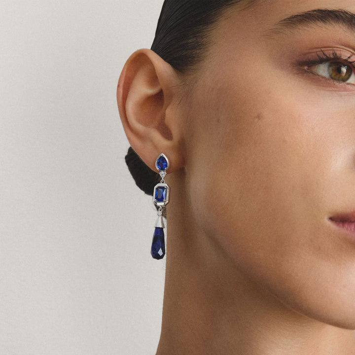 THOMAS SABO Earrings with Stones TH2332BLU