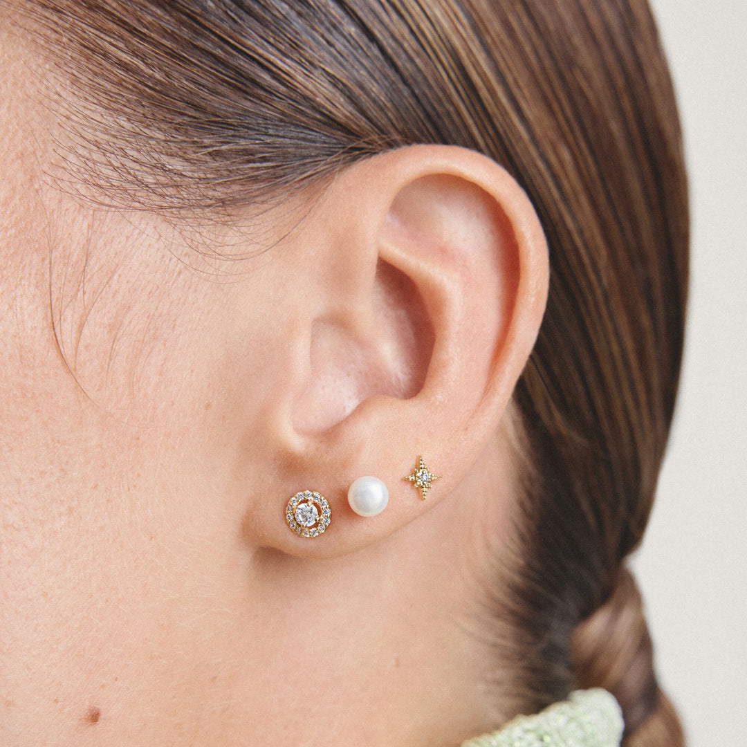 Thomas Sabo Pearl stud earrings TH2373MY