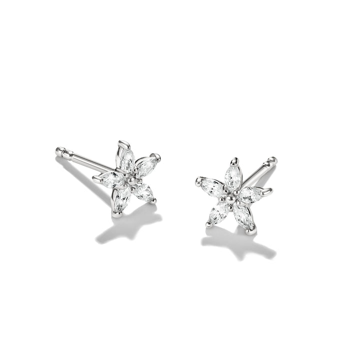 Thomas Sabo Stud earrings flower with zirconia TH2376