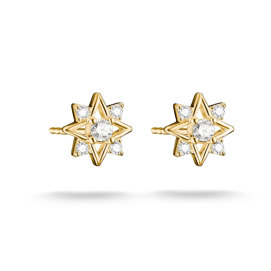 Thomas Sabo Stud earrings star with zirconia TH2380MY