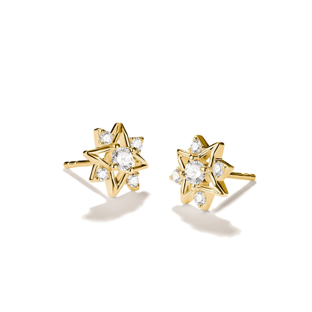 Thomas Sabo Stud earrings star with zirconia TH2380MY