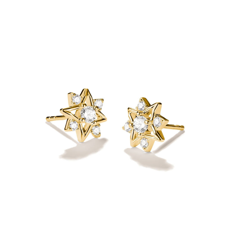 Thomas Sabo Stud earrings star with zirconia TH2380MY