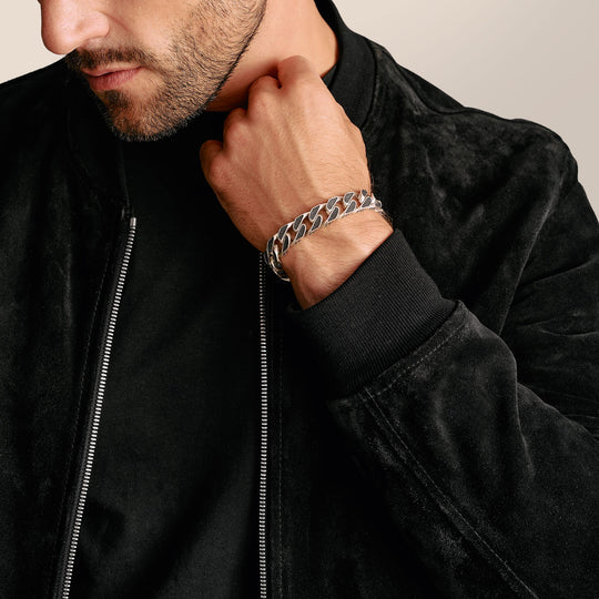 THOMAS SABO 3D Black Pavé Bracelet Rebel Icon TA2220