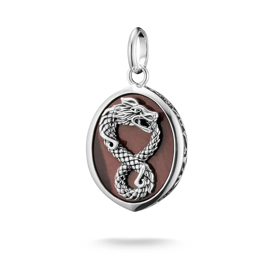 THOMAS SABO Tiger’s Eye Dragon Pendant TPE994