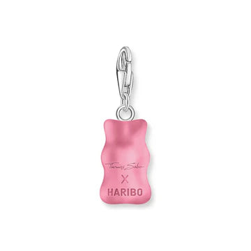 THOMAS SABO Silver Charm Pendant Pink Gold Bear CC2193