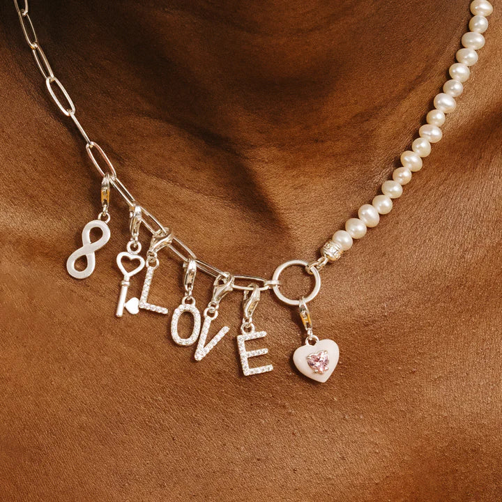 THOMAS SABO Charm Pendant Letter E Silver