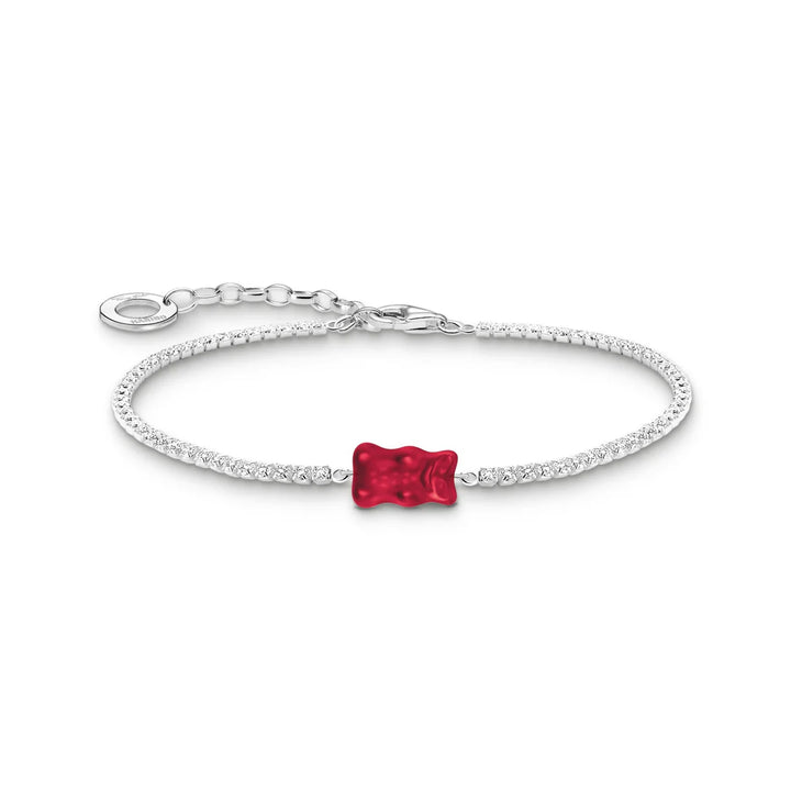 Thomas Sabo Haribo Red Bear Tennis Bracelet TA2187RE