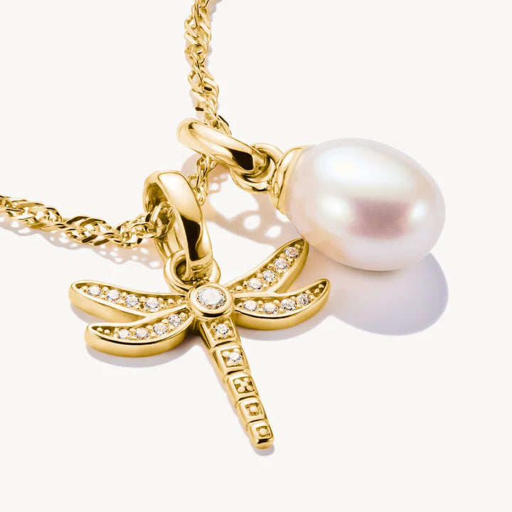 THOMAS SABO Connect Charm freshwater pearl Gold