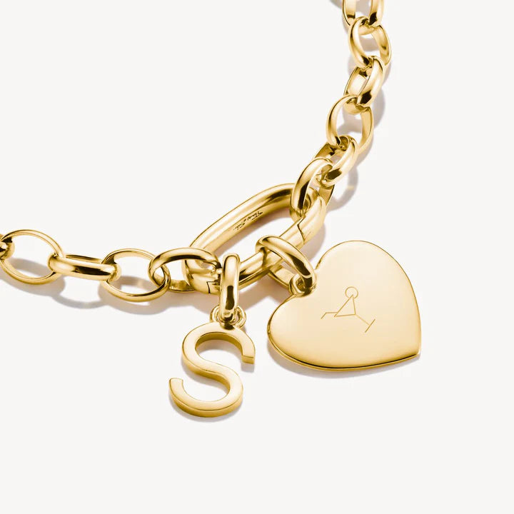 THOMAS SABO Connect Charm heart Gold