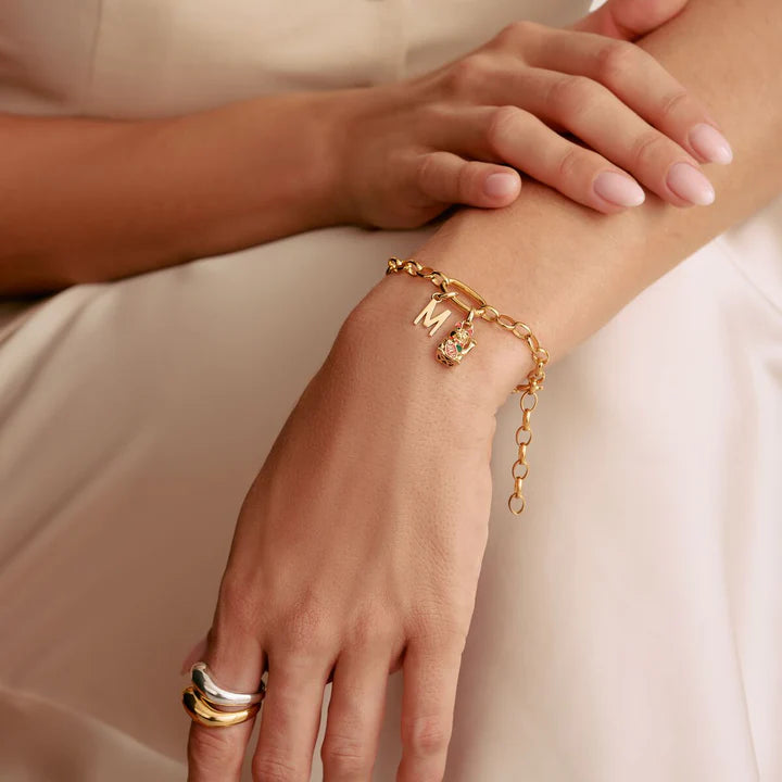 THOMAS SABO Connect Charm letter U Gold