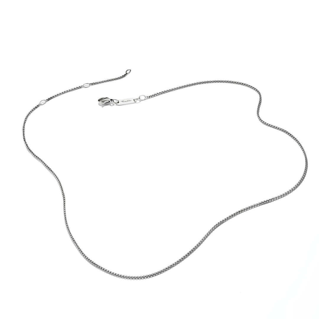Thomas Sabo Stainless Steel Box Chain Necklace 1mm TKE1106SX