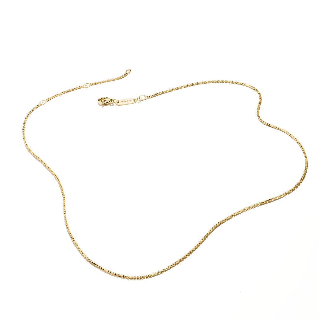 Thomas Sabo Gold-Tone Stainless Steel Box Chain Necklace 1mm TKE1106SY