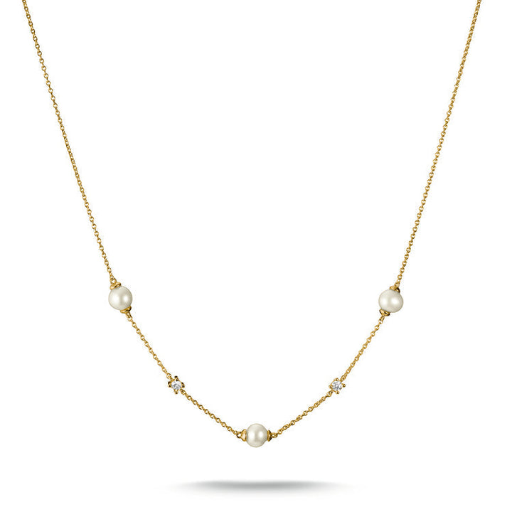 THOMAS SABO Chain with pearls and zirconia TKE2120MY