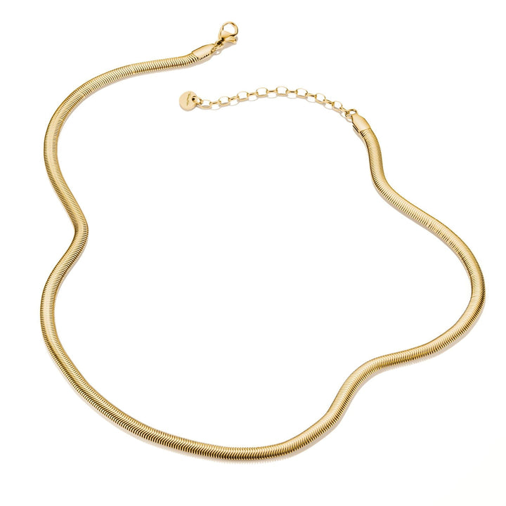 Thomas Sabo Gold-Tone Stainless Steel Snake Chain Necklace 4mm TKE2275SY