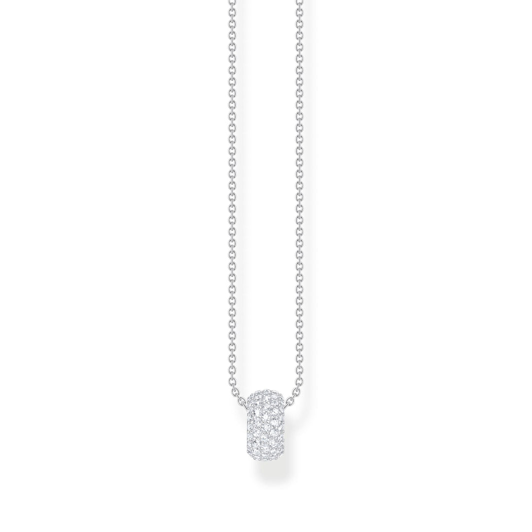 THOMAS SABO Necklace with ring pendant and white zirconia TKE2278