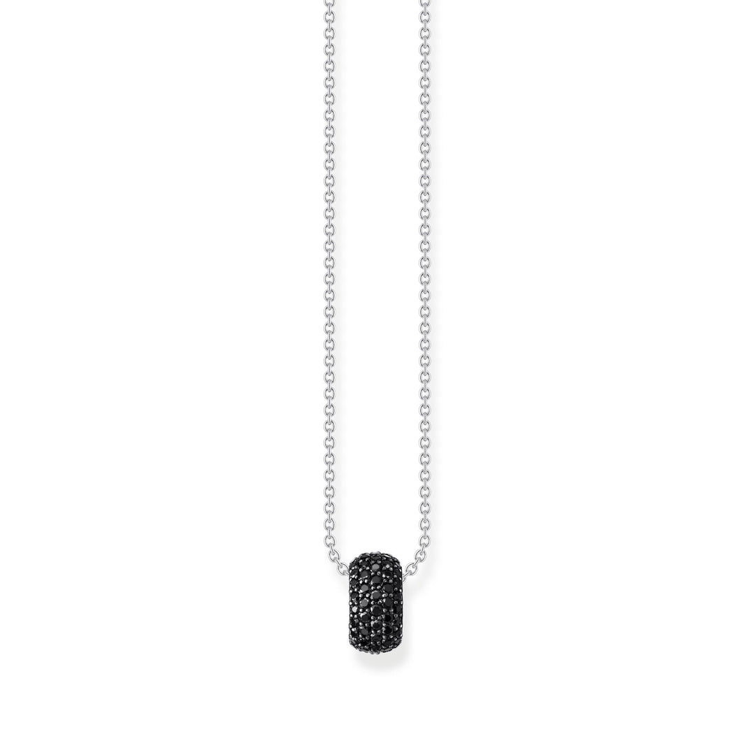 THOMAS SABO Necklace with ring pendant and black zirconia TKE2278BCZ